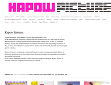 Tablet Screenshot of kapowpictures.com